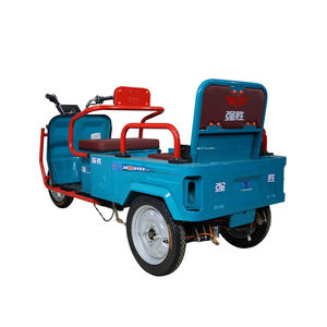 QSD listrik sepeda roda tiga, elektrik skuter Model baru QS-1M 1 + 2 penumpang 300kg 3 roda - Product Image 4