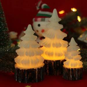 Mèche mobile Batterie électronique sans flamme scintillante ou bougies LED rechargeables USB avec flamme mobile Bougies LED sans flamme - Product Image 4