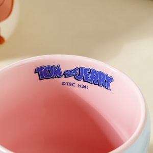 Mug en verre borosilicate à double paroi avec cuillère, motif <span class=keywords><strong>chat</strong></span> et souris, aimanté, pour enfants et usage au bureau - Product Image 6