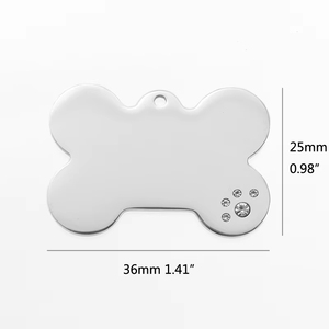 Tùy Chỉnh Biểu Tượng Tia Laser Thép Không Gỉ Cá Keyring Kim Loại Khắc Xương Hình Dạng Kim Cương Pha Lê Trống Tên Rhinestone Mèo Pet Dog <span class=keywords><strong>Tag</strong></span> - Product Image 2