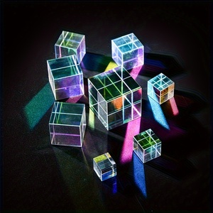 Prismes optiques de haute qualité cabines pyramidales expériences d'enseignement <span class=keywords><strong>polyèdres</strong></span> cubiques de prisme de couleur - Product Image 4
