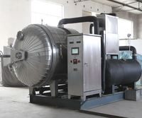Machine de lyophilisation électrique à usage domestique, sécheur alimentaire automatique de 5 mètres carrés avec contrôle PLC et plateaux en acier inoxydable