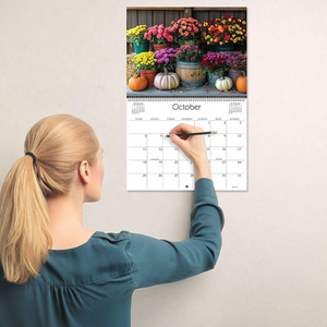 <span class=keywords><strong>Calendrier</strong></span> mural saisonnier personnalisé 2026 avec reliure spirale, <span class=keywords><strong>calendrier</strong></span> mensuel à suspendre pour la maison - Product Image 4