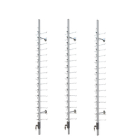Support mural pour lunettes de soleil avec serrure, 14 paires, tube en C, support pour lunettes de soleil, présentoir verrouillable