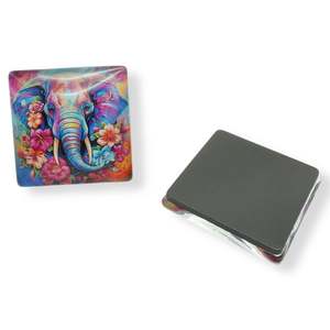 Vente chaude Aimant de réfrigérateur en verre cristal de haute qualité, artisanat domestique, autocollant magnétique souvenir photo - Product Image 3