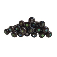 Chevilles de pont universelles en palissandre de Teng avec incrustations en nacre et retenues de cordes pour accessoires de guitare