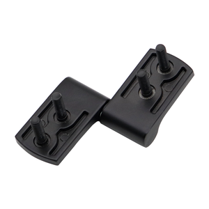 Charnières à friction HFK86 à 360 degrés avec positionnement par vis, petites charnières industrielles en alliage <span class=keywords><strong>de</strong></span> zinc noir mat pour meubles - Product Image 2