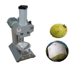 adjustable thickness green fresh young tender coconut peeling peeler trimming paring machine