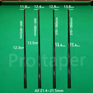 Manche de queue de billard en fibre de carbone durable, fourni directement par l'usine, à prix abordable, avec embout de 11.8mm/12.4mm/12.8mm, haute performance, conique professionnel, joint Uniloc/Radial - Product Image 3