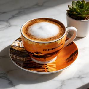 Juegos de Café y Té de Porcelana Cerámica Estilo Europeo con Calcomanías Coloridas, Ecológicos, Diseño HARVIT Royal Noble - Product Image 3