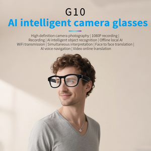 Ai phiên dịch âm thanh Wifi kính thông minh với máy ảnh G10 Kính mát thông minh hình ảnh video ghi âm antil-màu xanh kính mắt thông minh - Product Image 5