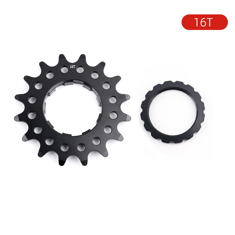 Black 16T cog + lockring