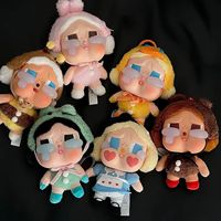 Crying Baby Tears Factory Series Llavero de Peluche de Vinilo Estilo Cartoonish en Caja Sorpresa, Regalo, Juguete de Moda, 15cm, Unisex, Coleccionable para Adultos