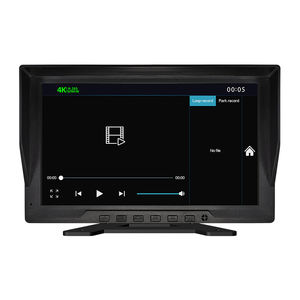 Chunqiong 10.1インチIPS LEDテレビ4画面タッチモニター金属ブラケットCarPlay RGB SDカード/CDプレーヤー接続 - Product Image 6