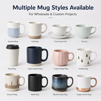 Tasses en céramique de porcelaine fine en gros, 8-21 oz, blanches, pour sublimation, conformes FDA, sans fuite, avec boîte cadeau, emballage personnalisé, fournisseur OEM