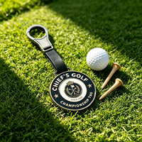 Étiquette magnétique pour sac de golf OEM, double face, logo personnalisé, étiquette pour sac de golf
