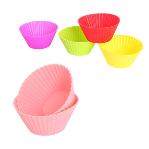 ซิลิโคนเครื่องครัวถ้วยมัฟฟินซับหัวใจนํามาใช้ใหม่และรอบ Non-Stick ผู้ถือแม่พิมพ์อบสําหรับคัพ<span class=keywords><strong>เค้ก</strong></span>ขนมหวานและขนม Keto - Product Image 2