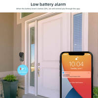 Sonnette vidéo Tuya wi-fi sans fil, sonnette de porte filaire DC AC alimentée par batterie 1080P 2MP étanche avec caméra Alexa Google Door Bell