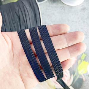 Polyester Rubber <b>Braided</b> Coated Elastic Macrame Cord-High Tenacity Heavy Stretch Classical Style Customizable Length-12mm - Product Image 3