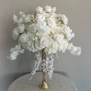 Plants Bouquet Supplies Silk Rose Peony Events Party Garland Artificial Decoration Diy Flower Arrangements