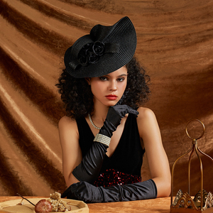 Hot Bán Cao Cấp Fascinators <span class=keywords><strong>Hat</strong></span> Cho Phụ Nữ Derby Đám Cưới Rơm Fascinator Trà Đảng Cô Dâu Headband Với Clip Nữ Phụ Nữ Phụ Nữ Phụ Nữ - Product Image 6