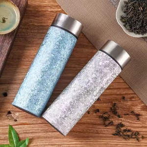 <b>Large</b> Capacity 500ml Pure Titanium Double Vacuum Insulated Cup Tea Separation Portable Stainless Steel Tumbler - Product Image 4
