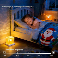 Projecteur d'ondes océaniques 3D pour maison moderne avec télécommande, lampe de douche LED 16 couleurs