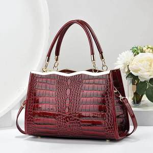 Bolso <span class=keywords><strong>Tote</strong></span> de Hombro Clásico de Gran Capacidad con Estampado Personalizado, Bolso de Piel de Cocodrilo para Mujer, Bolsos de Mano de Diseñador de Lujo para Damas - Product Image 5