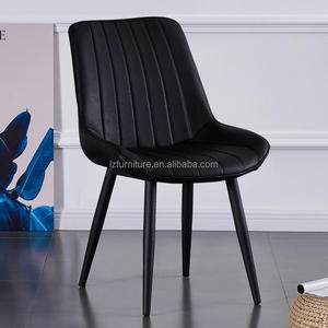 Sillas de Comedor Nórdicas Ajustables de Lujo Moderno, Tapizadas, con Estructura Metálica, para el Hogar - Product Image 2