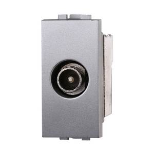 Connettore per Presa TV Maschio GRIGIO con 8 Prese AC Compatibile con Bticino Living International per Standard Sudafricani - Product Image 1