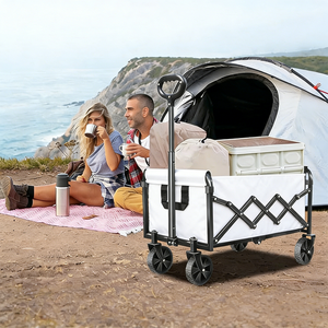 Carrito de Camping Plegable y Portátil para Exteriores, Ideal para Entregas y Transporte en Campamentos y Sitios de Campamento - Product Image 5