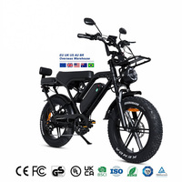 Sepeda Listrik Bersertifikasi EN15194 VOMO X80 Pro Ban Lebar, Dukungan OEM ODM, Sepeda Listrik Gaya Moped 250W, Grosir