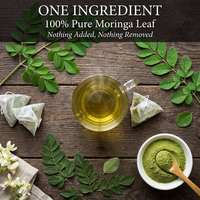 Sachets de thé aux feuilles de Moringa Marque Blanche pour le soutien immunitaire et la vitalité antioxydante, Infusion naturelle à base de plantes, 30 unités, Vente en gros OEM