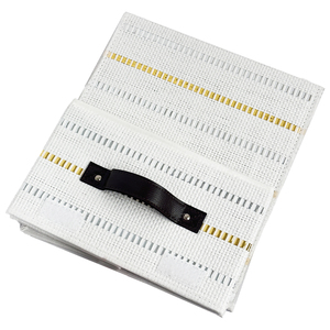 Thân Thiện Với Môi Dệt Lidded Lưu Trữ Bin Với Da Xử Lý Đa-Sử Dụng Tổ Chức Cho Nhà Văn Phòng - Product Image 2