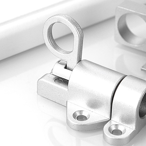 Paquete de 2 pestillos de puerta de aleación de aluminio con resorte, cierre automático y autobloqueo para valla de jardín - Product Image 4