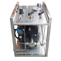 Nueva Unidad de Prueba Hidrostática Neumática de Alta Presión USUN Modelo: WSAH130 de 15,000 PSI con Bomba Doble y Registrador de Datos