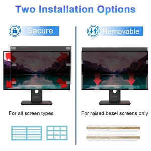 Filtro Privacy Rimovibile a 2 Vie Anti-Spionaggio e Anti-Luce Blu per <span class=keywords><strong>Monitor</strong></span> <span class=keywords><strong>Lenovo</strong></span> 23.8 Pollici 16:9 Widescreen - Product Image 4