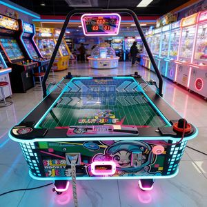 Baihui Animation Factory vend une table de hockey spatial d'arcade à monnayeur pour deux joueurs, pour centre de divertissement - Product Image 2