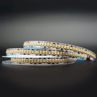 Strip LED SMD2835 18W 240LED/M 10mm 12V/24V RGB Putih Hangat Merah Hijau Biru Tahan Air Kontrol Jarak Jauh Wi-Fi IP67 CRI90 Garansi 5 Tahun