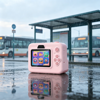 Appareil photo instantané pour enfants, vidéo Full HD, photo portable, mini appareil photo numérique, capteur CMOS, carte mémoire, plastique, grand angle 180°