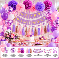 Lot de ballons d'anniversaire personnalisés avec logo, violet et rose, pour décoration de fête, cadeau promotionnel, vente en gros directe usine, faible MOQ, OEM
