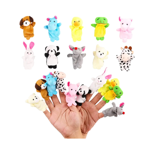 Siêu mềm động vật sang trọng con rối ngón tay Comforter đồ chơi loại cho trẻ em Đảng ủng hộ chàng trai cô gái - Product Image 4