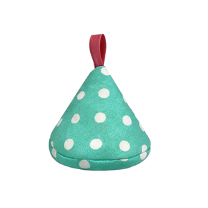 Couvre-poignée décoratif triangulaire en toile de coton résistant à la chaleur, petits gants de cuisson pour poignées de cocotte hollandaise - Product Image 4