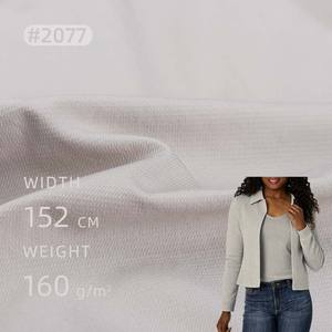 Tissu 2077 Série T800 T800 North Slope 100% fibre de polyester tissé uni teint résistant aux plis 160 g/m² pour vêtements pour garçons et filles - Product Image 1