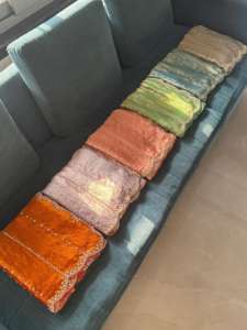 ผ้าส่าหรีผ้าไหมพร้อมลูกปัดเครื่องจักรบริสุทธิ์และงานฝีมือดั้งเดิมสำหรับงานชาติพันธุ์ทั้งหมดของดีไซน์เนอร์ - Product Image 6