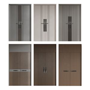 Maßgefertigte Luxus-Innentüren aus Holz, Französische Scheunentür, Bi-Fold Schiebetür für Innenräume und Häuser - Product Image 6