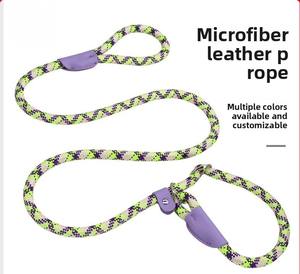 Correa antideslizante resistente a la intemperie para entrenamiento de perros 2 en 1 reflectante para caminar de noche cintas de nailon duraderas hechas de poliéster - Product Image 5