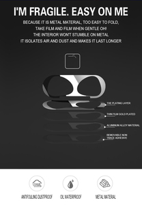 Film anti-poussière pour Airpods <span class=keywords><strong>3</strong></span> 2021, autocollant de protection métallique, finition de luxe, boîte de chargement - Product Image 6