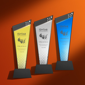 <strong>2026</strong> Creative Personal Customized Luxury Business <strong>Trophy</strong> and <strong>Awards</strong> Modern High-End Glass <strong>Crystal</strong> Honor Colorful Printing - Product Image 6