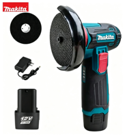 Meuleuse d'angle au lithium Makita 12V, disque de meulage de 3 pouces, mini-outil électrique portatif pour la découpe et le polissage des métaux